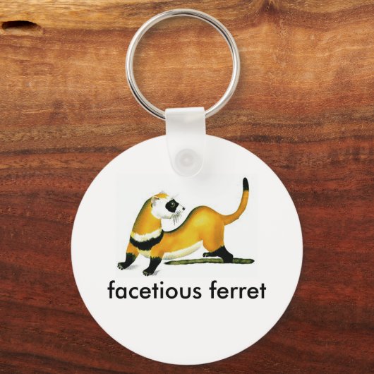 gezichtsfret sleutelhanger (Voorkant)