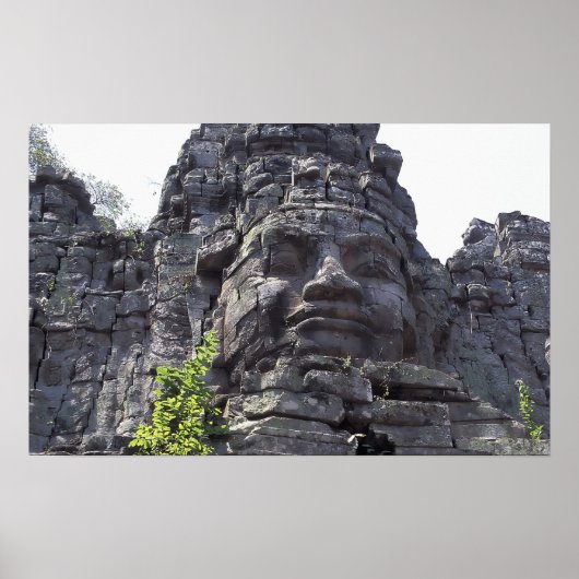 Gezichtsgegevens van de West Gate-Tower (Gopuram); Poster (Voorkant)