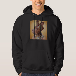 gezichtshandel van een oude hond als Cleopatra 2 Hoodie