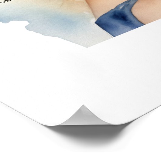 Gezichtskaart voor Dermal Filler en Botox Poster (Hoek)