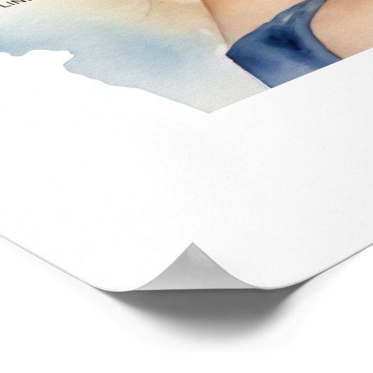 Gezichtskaart voor Dermal Filler en Botox Poster (Hoek)