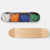 Gezichtskateboard Skateboard (Horizontaal)