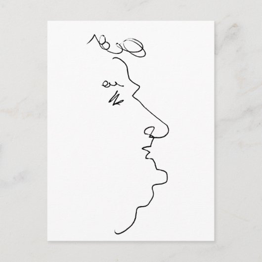 Gezichtslijn Briefkaart (Voorkant)