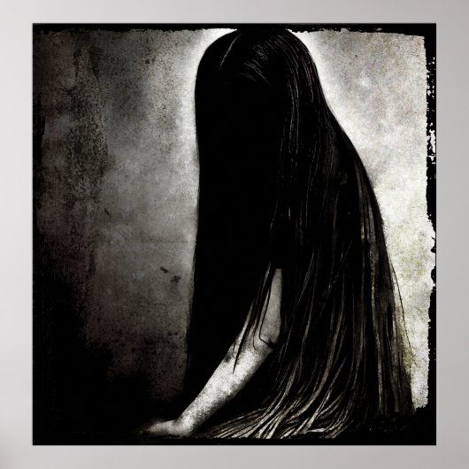 gezichtsloze blik poster (Voorkant)