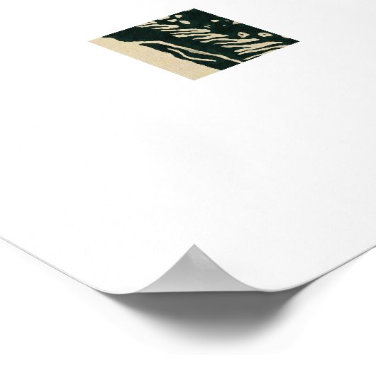 Gezichtsmarkeringen van de stam poster (Hoek)