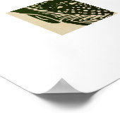 Gezichtsmarkeringen van de stam poster (Hoek)