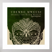 Gezichtsmarkeringen van de stam poster (Voorkant)