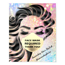 Gezichtsmasker Covering Vereiste Covid Glitter Hol