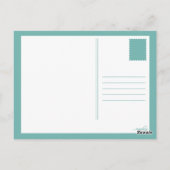gezichtsmasker glinster scène briefkaart (Achterkant)