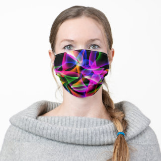 Gezichtsmasker met kleurrijke vormgeving stoffen mondkapje