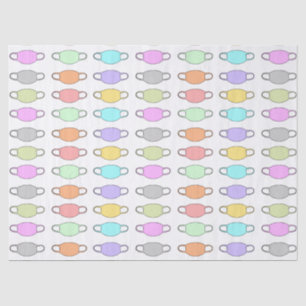 Gezichtsmasker Pastel Patroon Tissuepapier