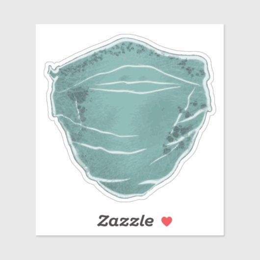 gezichtsmasker sticker (Vel)