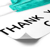 Gezichtsmasker vereist Bedankt Poster (Hoek)