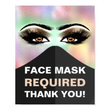 Gezichtsmasker Vereist Covid Cosmetoloog Holografi