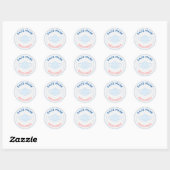 Gezichtsmasker vereist ronde sticker (Vel)