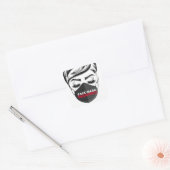 Gezichtsmaskerbekleding Vereiste HairstyleStudio L Vierkante Sticker (Envelop)