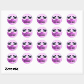 Gezichtsmaskers met vereiste haarStudio Lash-nagel Ronde Sticker (Vel)