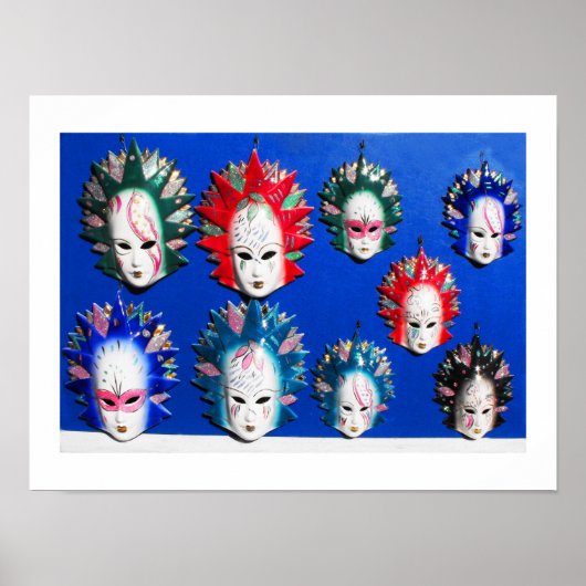 Gezichtsmaskers Poster (Voorkant)
