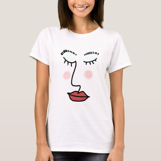 gezichtsopname t-shirt (Voorkant)