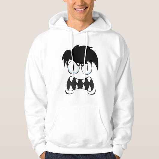 GEZICHTSPATROONONTWERP HOODIE (Voorkant)