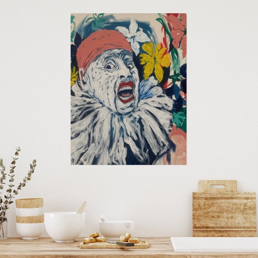 Gezichtsposter Poster (Keuken)