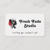 Gezichtsprofielen | Haren knipgereedschap Visitekaartje (Voorkant)