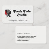 Gezichtsprofielen | Haren knipgereedschap Visitekaartje (Voorkant / Achterkant)