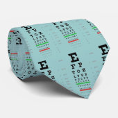 gezichtsscherpte-diagram stropdas (Opgerold)