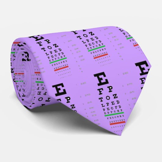 gezichtsscherpteteststropdas stropdas (Opgerold)