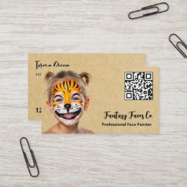 Gezichtsschilder QR Visitekaartje