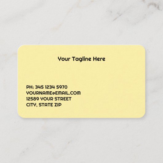 Gezichtsschildering Visitekaartje (Achterkant)