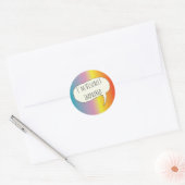 gezichtsstoornissen blind zicht ronde sticker (Envelop)