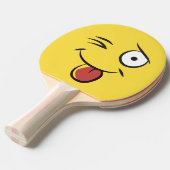 Gezichtstong teasen tafeltennisbatje (Voorkant Gekanteld)