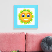 GEZICHTSTROOM CANVAS AFDRUK (Insitu (Woonkamer))