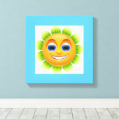 GEZICHTSTROOM CANVAS AFDRUK (Insitu (Houten vloer))