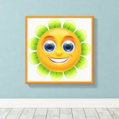 GEZICHTSTROOM CANVAS AFDRUK (Insitu (Houten vloer))