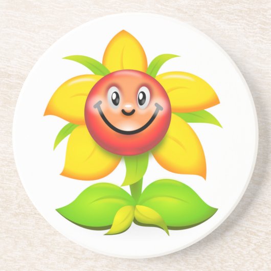 GEZICHTSTROOM ZANDSTEEN ONDERZETTER (Voorkant)