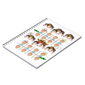 Gezichtsuitdringkernotitieboek Notitieboek (Linkerzijde)