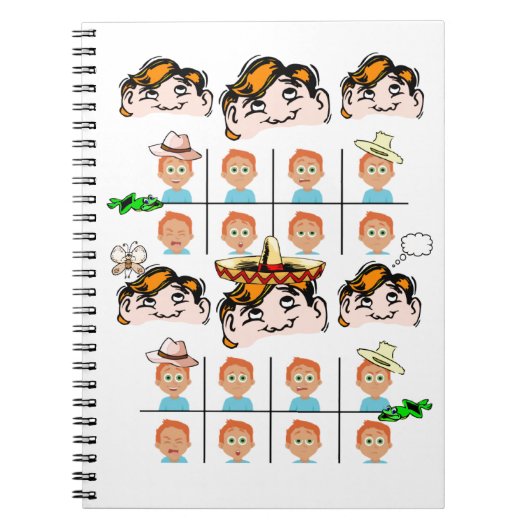 Gezichtsuitdrukkingen Notitieboek (Voorkant)