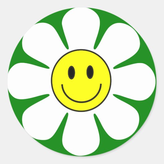 gezichtsveld ronde sticker (Voorkant)