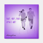 Gezichtsvermogen verminderd runner magneet (Voorkant)