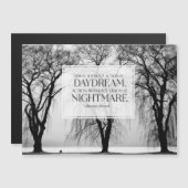 Gezichtsvermogen zonder werking Magnetische Kaart Magnetische Uitnodiging (Voorkant / Achterkant)