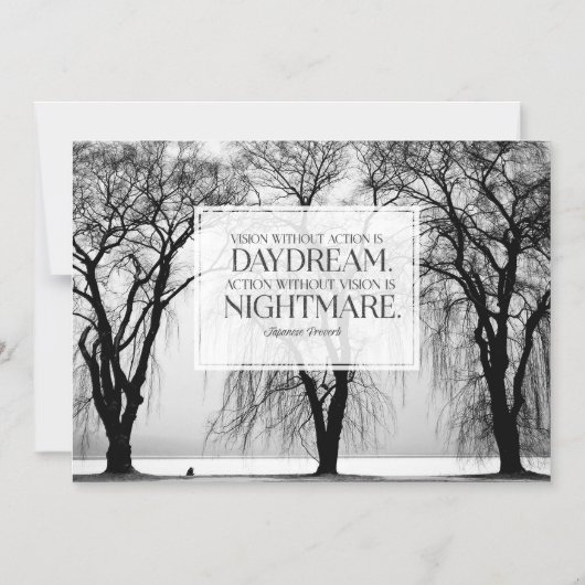 Gezichtsvermogen zonder werking Magnetische Kaart Magnetische Uitnodiging (Voorkant)