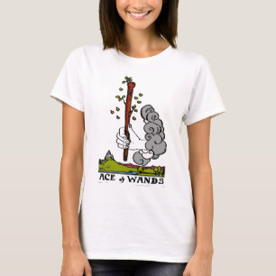 GEZIEN DE WENS-TARTSCARD-DESIG VAN LIZ LOZ T-SHIRT