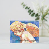 "Gezien door een engel" Briefkaart (Staand voorkant)