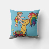 Gezien en gevierd: 3D Invisible Labour Kussen (Achterkant)