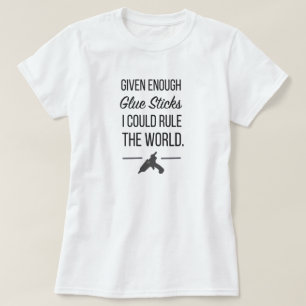 Gezien genoeg luie sporen kon ik de wereld redden t-shirt