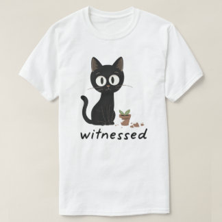 Gezien Grappig Kat Design T-shirt