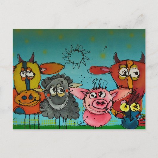 gezien iedereen pietje? briefkaart (Voorkant)