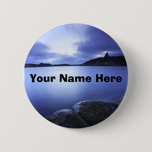 Gezien Kool Ronde Button 5,7 Cm (Voorkant)